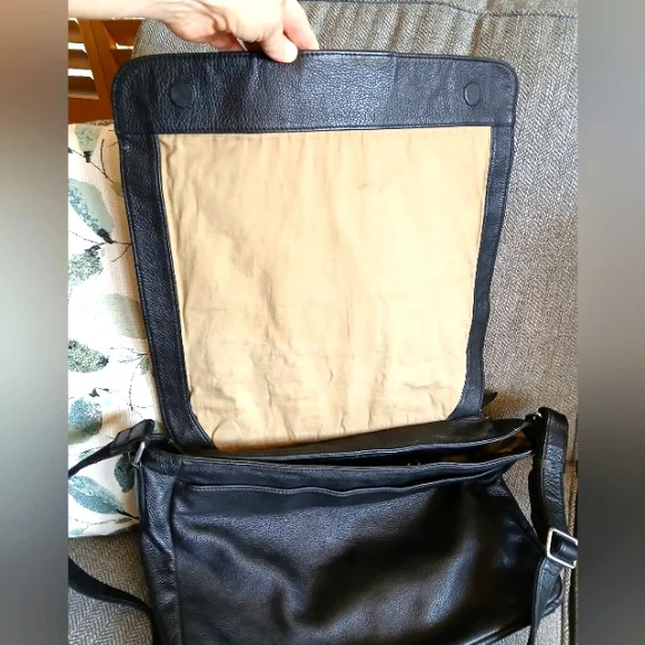 Marc by Marc Jacobs Leather Messenger Bag - Picture 4 of 14